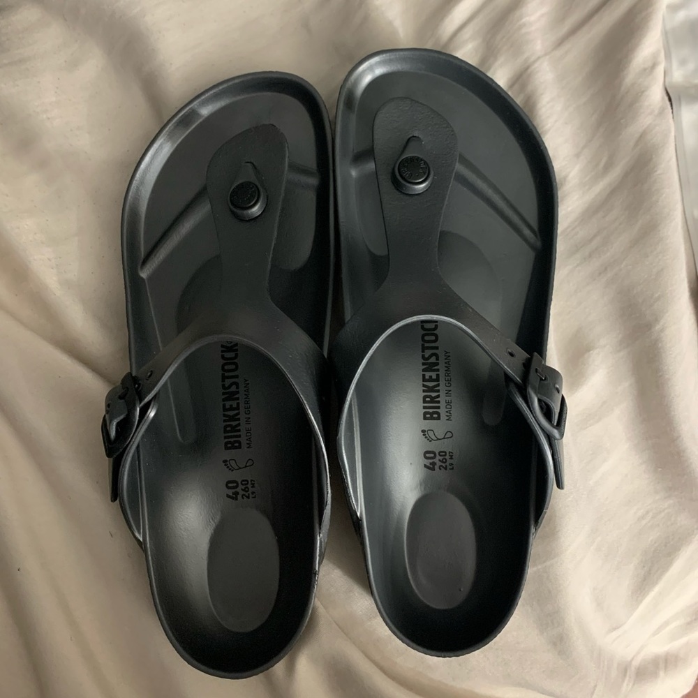 Rubber Birkenstock’s size 40